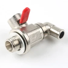 Oil Drain Valve with removable L-Shape Hose End Combo (14mm-1.5)