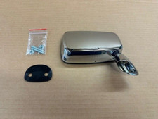 Ford Capri mk2/3 Door Mirror Drivers Side in Chrome "very nice!" In Stock!