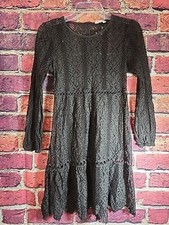 Promesa Sheer Lace Dress Sz S C78