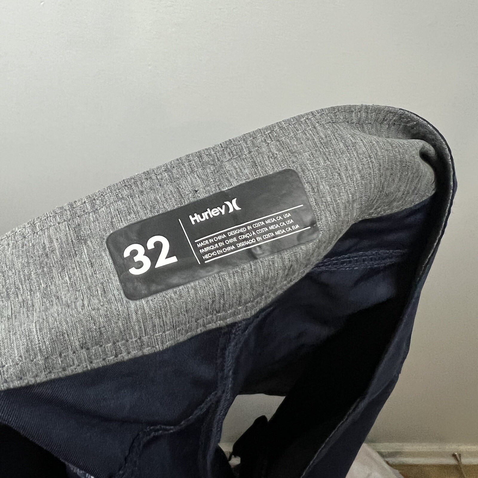 Hurley Navy Iconic American Flag Board Shorts Gem