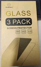 Privacy Glass 3-Pack for iPhone 13/13 Pro 6.1" Screen Protector 9H HD