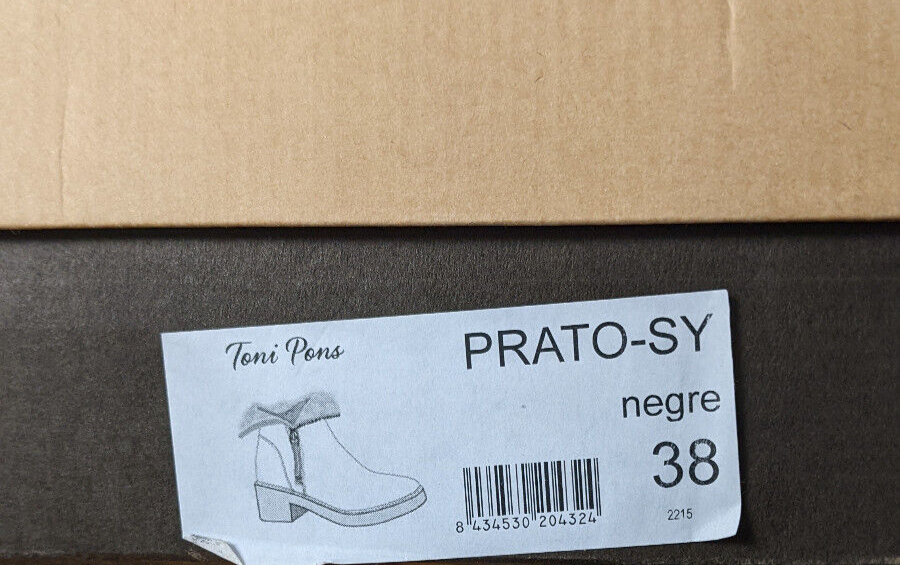 Toni Pons Prato Ankle Boots, Black Suede, Women display picture 1