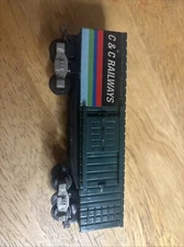 T & S TRAINS BOX CAR C&C Railways HO Gauge 1:87 Scale (for Battery Set)