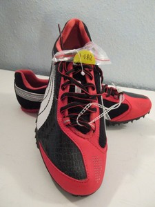 Puma Metal Cleats~Complete Red and Black~NWOB~Has Cleat Tool Sz 7 or EU 39 NEW | eBay