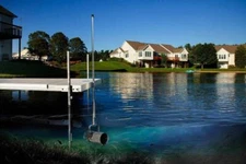 Scott Aerator Aquasweep Muck Blaster Pond Dock Mount 1/2 HP 230 Volt  with 35ft 