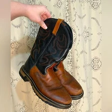 Rocky: roper saffron brown cowboy boots