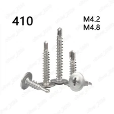 M4.2 M4.8 410 Stainless Steel Phillips Truss Washer Head Self Drilling Screws