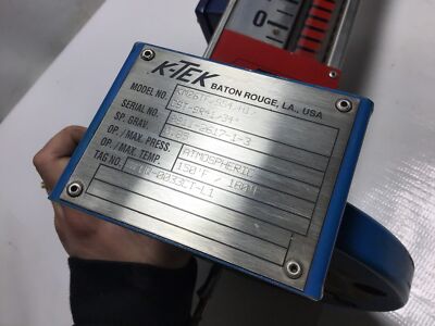 K-TEK KM26TF/SS4/H1/CST-SR41/34 - KM26-0011-1 Magnetic Level Gauge