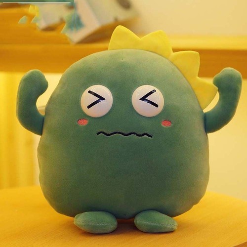 Pillow Pad Big Eye Plush Toys Stuffed Toys Plush Doll Dinosaur Pillow Cushion - Picture 7 of 12