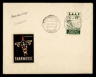 DR WHO 1954 GERMANY SAAR EXPO FAIR FDC R65867