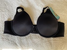 Vanity Fair Black Underwire Beauty Back Bra Style 76380 Size 40B