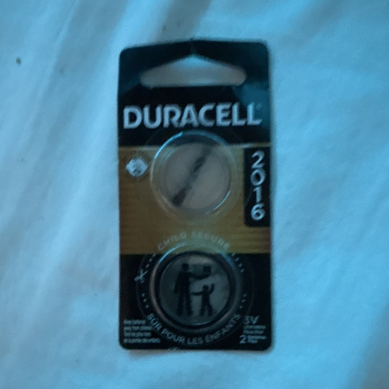 Duracell CR2016 3V Lithium Coin Cell/Button Battery 2 Pack Exp 07/2035