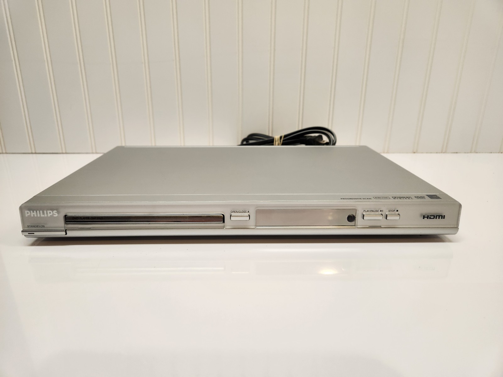 Philips DVP3960/37 Silver DVD Player with HDMI and Progressive Scan Tested Working-image