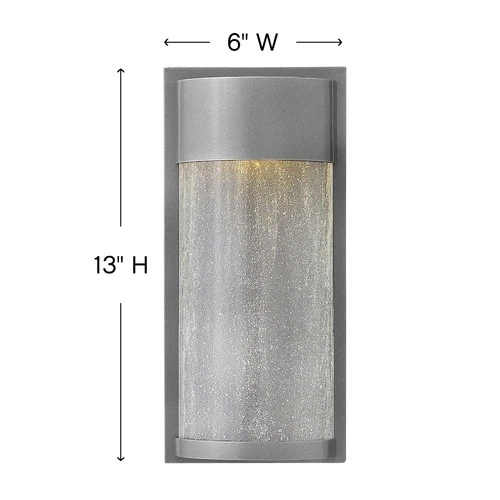 Hinkley Lighting 1340 Shelter 1 Light 12" Tall Integrated LED - Bronze - Picture 7 of 9