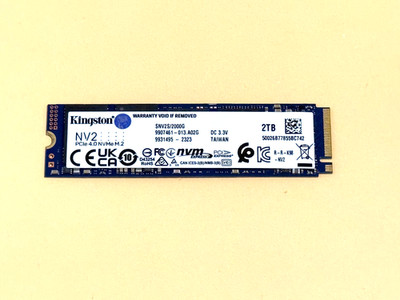 2TB SSD - Kingston NV2 M.2 2280 PCIe 4.0 Gen4 NVMe Internal SNV2S/2000G - 29895