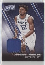 2016-17 Panini Day Collegiate Memorabilia Justise Winslow #10 0c2