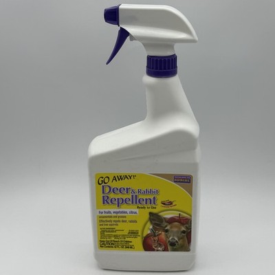 Bonide GO AWAY! Deer & Rabbit Repellent Ready-to-Use Spray 32 oz Capsaicin