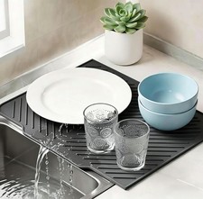 Silicone Draining 42.5cm x 31.5cm (16.73 inches x 12.40 inches), Grey