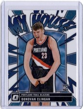 2024-25 Panini Donruss Optic - My House Donovan Clingan #1 (RC) Portland Blazers