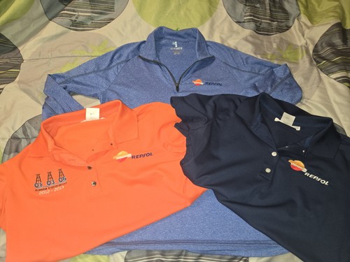 Various Repsol Women's Shirts Bundle - Size Medium (3 Shirts)