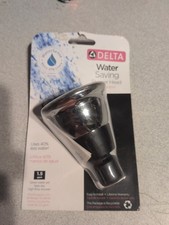 Delta Faucet Single-Spray Water Saving Shower Head, Chrome 75155 NOS