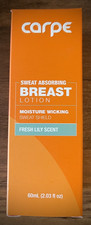 CARPE SWEAT ABSORBING BREAST LOTION FRESH LILY SCENT 2.03 FL OZ/60ML SEALED