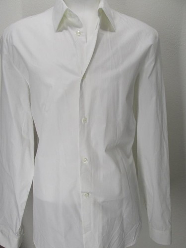 Rare MAISON MARTIN MARGIELA white dress shirt XL 42 very slim Mint! W31