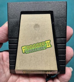 Frogger II 2 : Threeedeep W / MANUAL Colecovision Parker Brothers Cart Coleco
