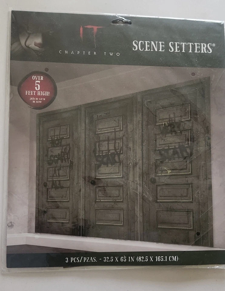 IT Capítulo Dos Escena Setter 3 Paneles Decoración de Pared para Fiesta o Decoración Foto 3 de 3