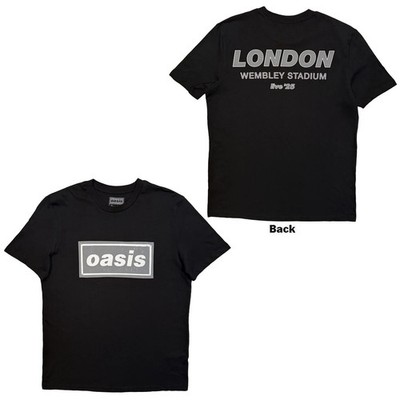 Oasis T-Shirt: London City Pop Up (schwarz) (Back Print & Ex-Tour) OFFICIAL NEU