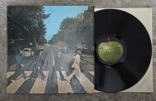 Beatles ULTRA RARE 1969 1st ISSUE ABBEY ROAD LP W/O HER MAJESTY COVER OR LBLS! 2