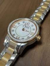 Bulova Accutron Women's Diamond Watch 28mm Quartz Stainless Steel Authentic