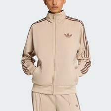 Adidas Originals Womens FIREBIRD TRACKTOP LOOSE JACKET KD1327 Stone ASIAN SZ