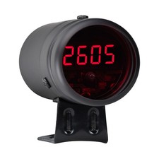 Glowshift Digital Tachometer Adjustable Shift Light - Black Housing Red Led Glowshift Digital Tachometer Adjustable Shift Light - Black Housing Red Led