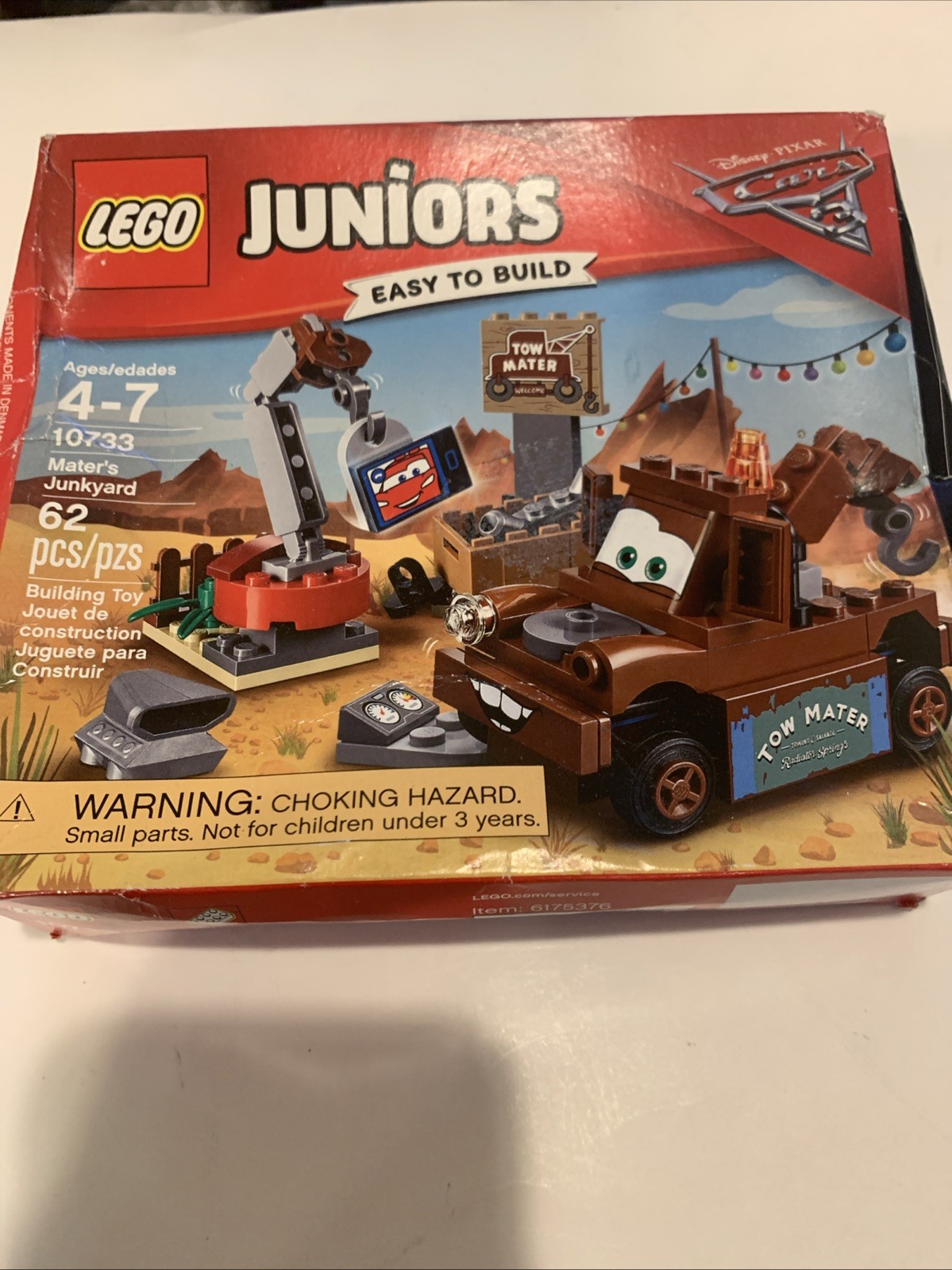 LEGO Juniors: Mater's Junkyard (10733) Shelf Wear Ec3