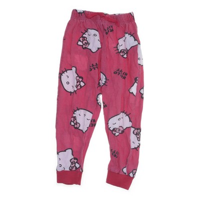 Hello Kitty, Pyjamahose, Größe: 98/104, Pink/Weiß/Schwarz, Baumwolle #y18