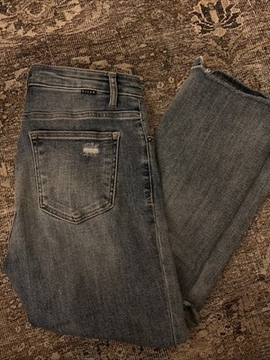 Risen Women's Blue Wash Straight Leg Jeans Medium, Size 5/27