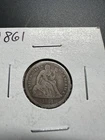 1861 P Seated Liberty Dime Phila. Minted 90%