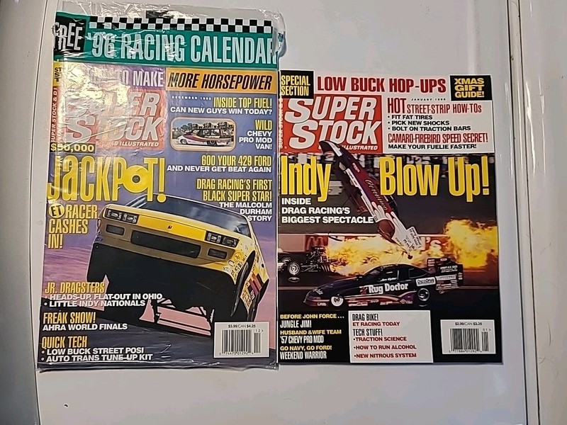 Super Stock & Drag Illustrated Magazine (Lot Of 2) 1995, 1996