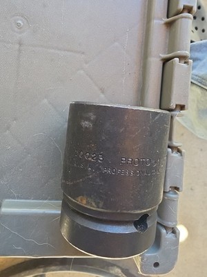 1-7/16'' Impact Socket 1'' Drive 10023 Proto Professional USA 6 Pt. Fits IM463 ...