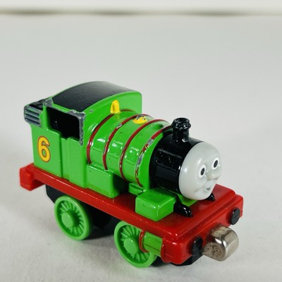 Thomas the Train Percy Tank Engine Diecast Metal Friend Take Play Green #6 2002