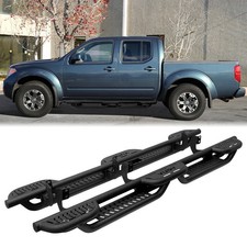 Vijay Black Texture Side Steps For 2005-2025 Nissan Frontier Crew Cab