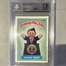 Topps Garbage Pail Kids Series 2 Rappin' Ron #46a BGS 7.5 Non-Sport Card 1985