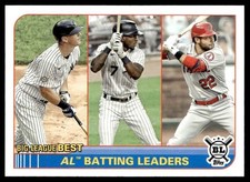 2021 Topps Big League AL Batting Leaders (DJ LeMahieu / Tim Anderson / David