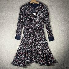Polo Ralph Lauren floral print waffle thermal dress girl's L 12/14 women's XS
