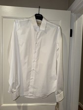 Valentino Mens Dress Shirt White Size 41