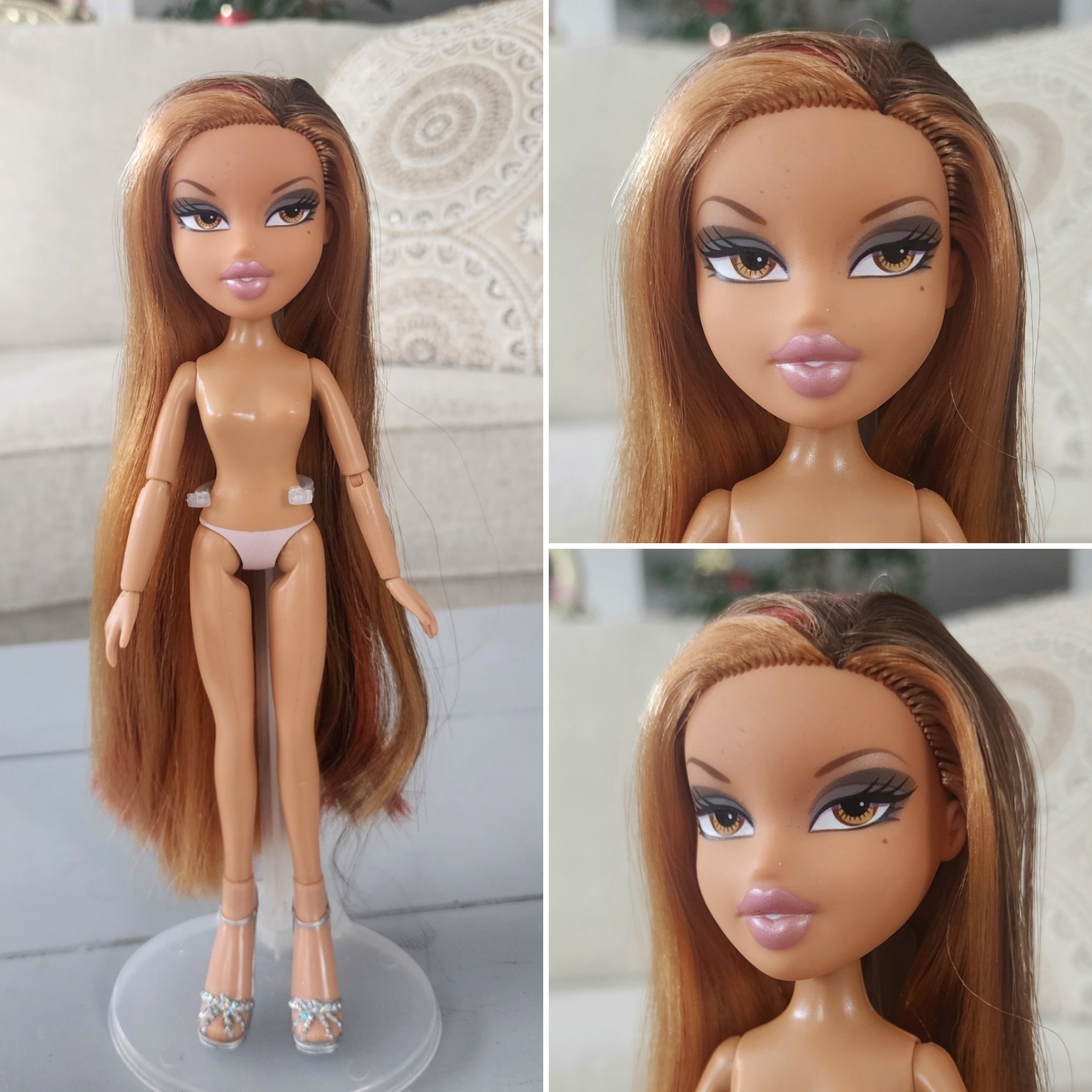 MGA Bratz Magic Hair Yasmin 2007 Long Hair Jointed Arms Customized Cute