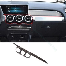 For Benz GLB W247 2020-2022 Wood Grain Central Console Dashboard Strip Trim 1X