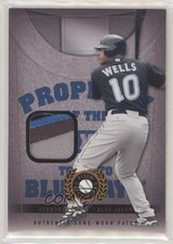 2005 Fleer Patchworks Property Of Patch 10/99 Vernon Wells #PO-VW Patch s7f