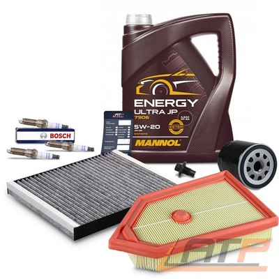 INSPEKTIONSPAKET SET C + MOTORÖL FÜR FORD FIEST 7 1.0 ECO-BOOST 85 - 140 PS